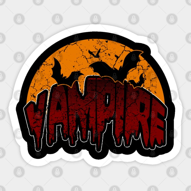 Vampire Sticker by Mila46